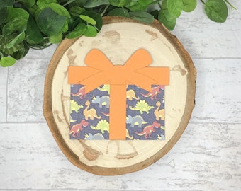 Boy's Birthday Card, Gift Card Holder, Happy Birthday Gift Card Holder, Dinosaur Gift Card Holder, Kid's Birthday Card, Money Envelope