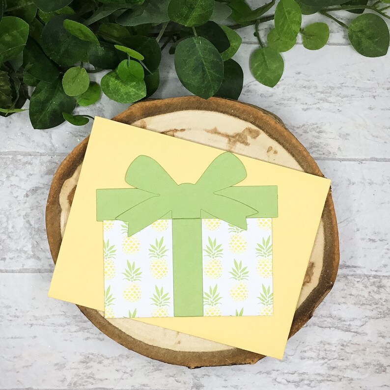 Gift Card Holder For Her, Birthday Gift Card Holder, Pineapple Gift Card Holder, Gift Card Holder For Any Occassion, Pineapple Themed Gift image 2