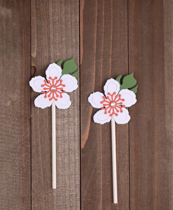 Luau Party Decor Luau Cupcake Toppers Hawaiian Themed Party Etsy