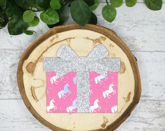 Unicorn Gift Card Holder, Girl’s Gift Card Holder, Unicorn Birthday Card, Birthday Card For Girls, Girly Gift Card Holder, Gift Card Holder