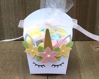 Unicorn Party Favors, Unicorn Birthday Party, Unicorn Favor, Birthday Party Favors, Party Favors,  Unicorn Treat Box, Unicorn Party