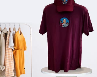 Burgundy Edmondson Ave T-Shirt