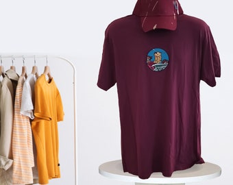 Burgundy Edmondson Ave T-Shirt
