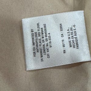 Chaleco de cuello chal drapeado de Tencel naranja de Cartonnier Anthropologie, talla grande, estilo bohemio. imagen 5