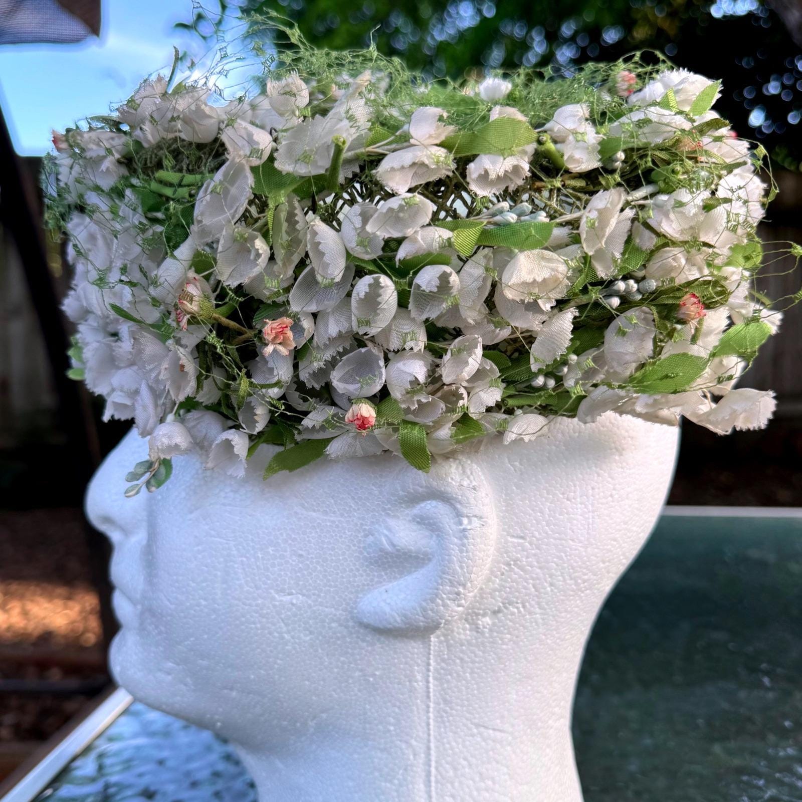 Pillbox Hat With Netting - Etsy display picture 3