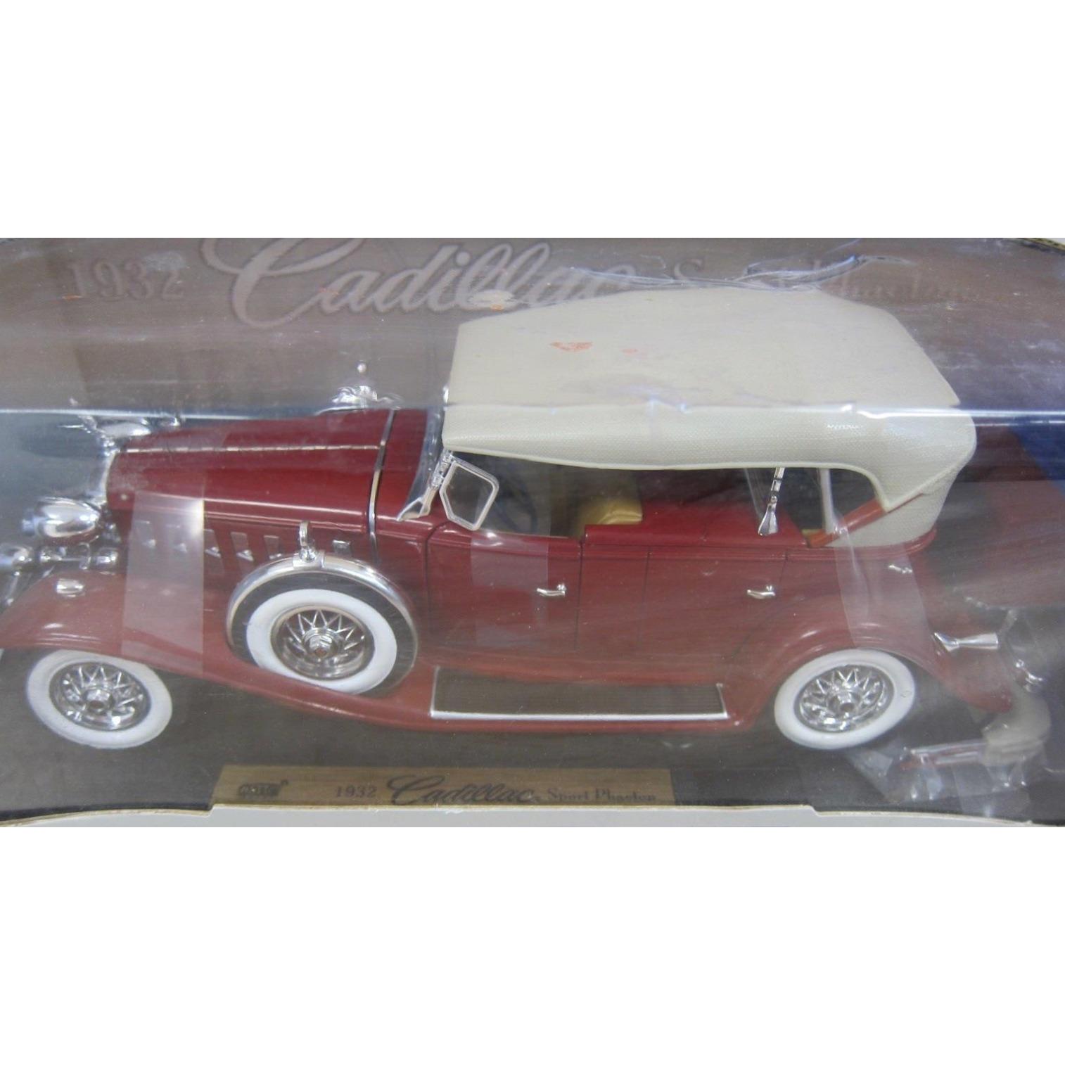 Anson Classic 1932 Cadillac Sport Phaeton Diecast Model Car 1 18
