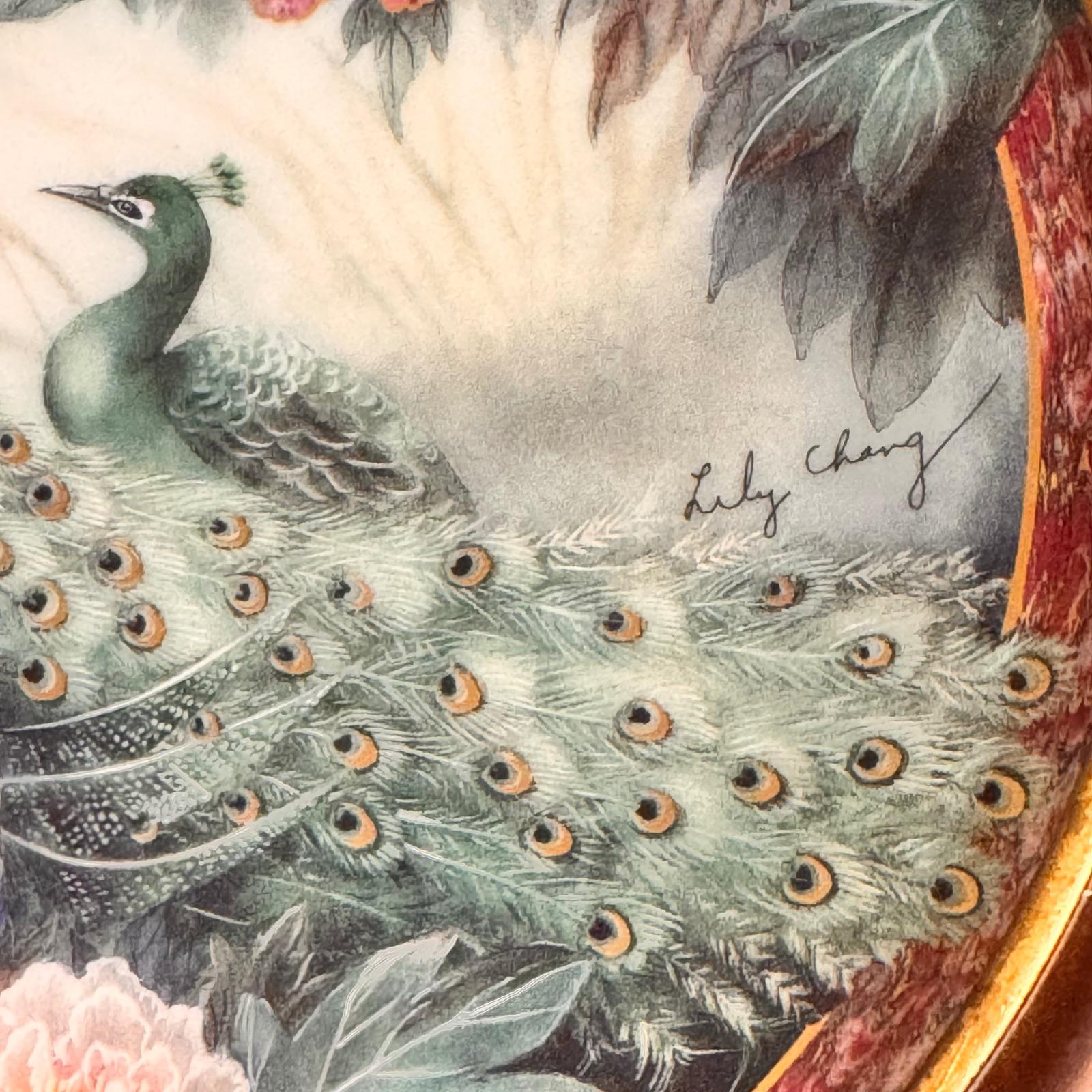 Lily Chang Tranquility Gardens of Paradise Collection Plate