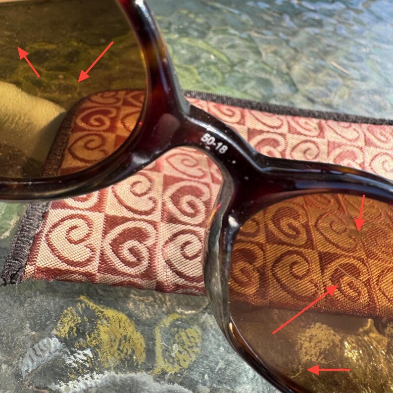 Brighton Summertime Sunglasses Tortoise Shell Silver Scroll Floral Oval SG393-32 image 8