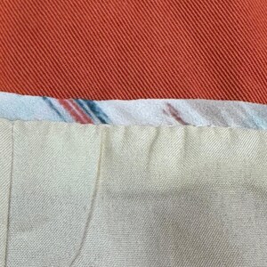 Chaleco de cuello chal drapeado de Tencel naranja de Cartonnier Anthropologie, talla grande, estilo bohemio. imagen 9