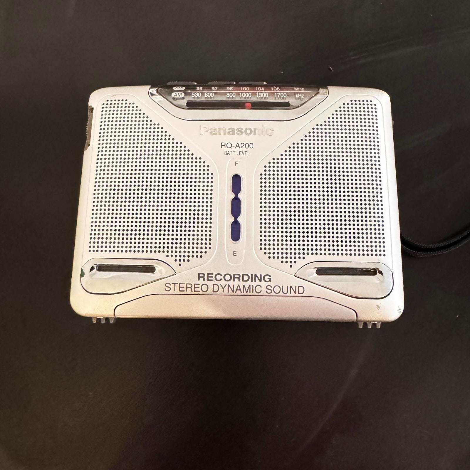 Y2K Panasonic RQ A200 Portable Radio Cassette Recorder Vintage