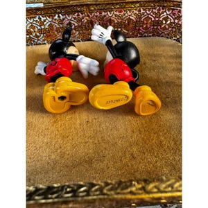 Figuras de PVC vintage de Mickey Mouse, Walt Disney Productions, década de 1980 imagen 2