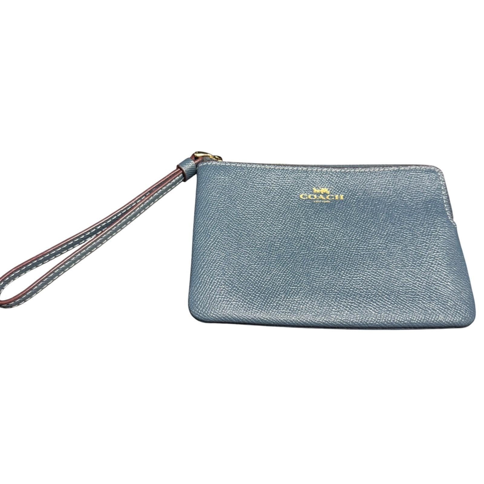 Coach Corner Zip Wristlet - Etsy