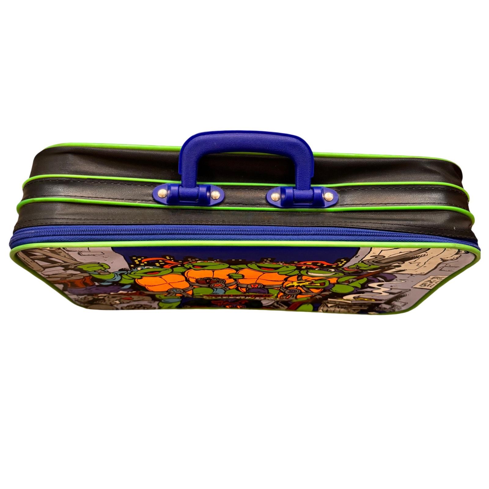 Vintage Teenage Mutant Ninja Turtles Kids Zip Suitcase Carry All