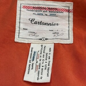 Chaleco de cuello chal drapeado de Tencel naranja de Cartonnier Anthropologie, talla grande, estilo bohemio. imagen 4
