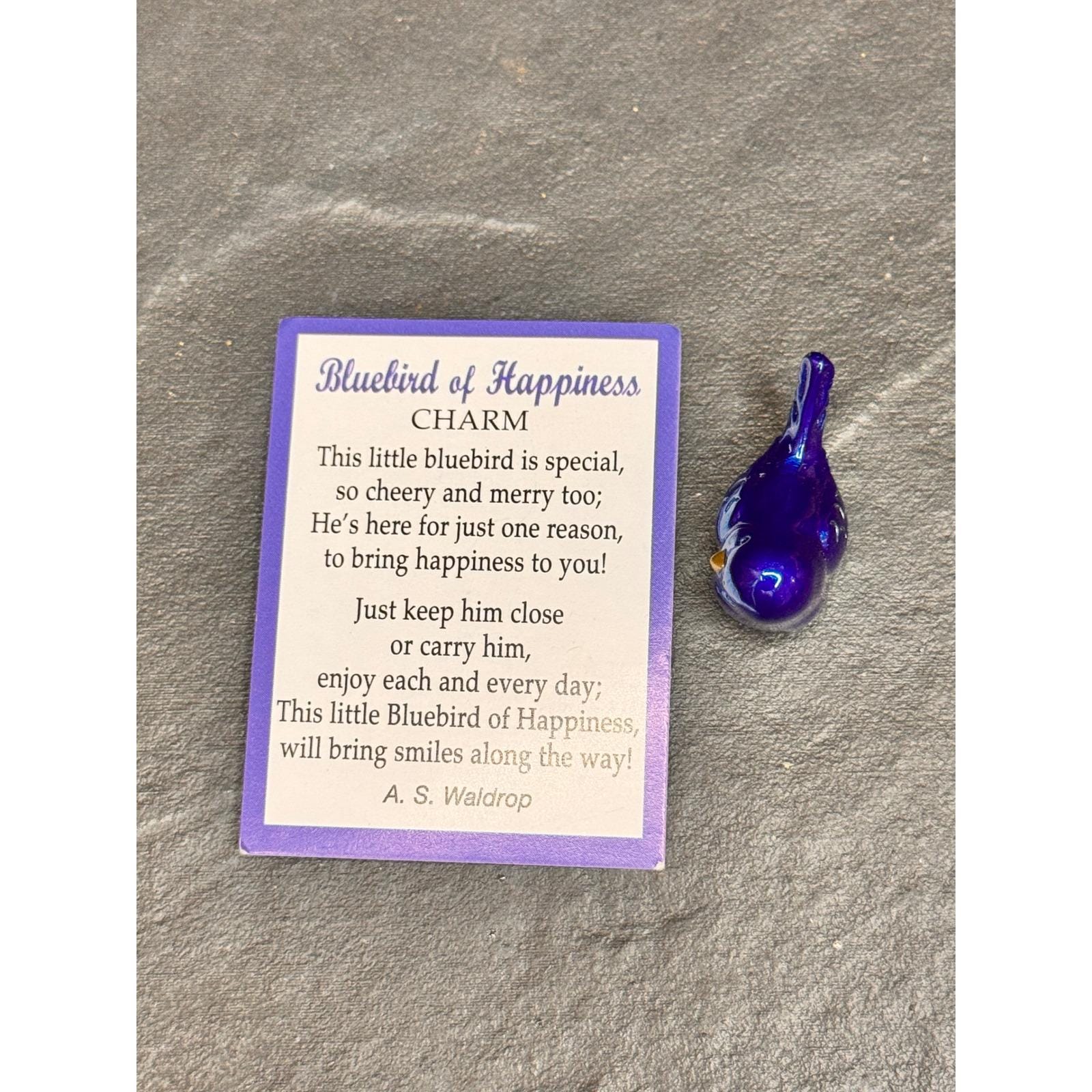New Vtg Trinket Ganz Bluebird of Happiness Charm A S Waldrop