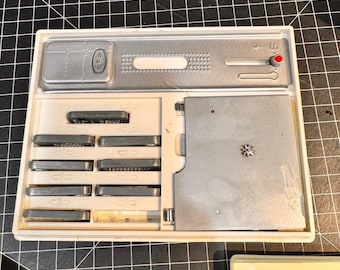 Kit de accesorios para ojales VTG Sears Kenmore modelo 17520, plantillas de costura