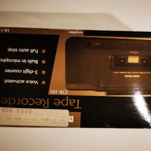 Radio Shack Kassettenrekorder Player Stimme aktiviert 14-1110 Excellent wbox
