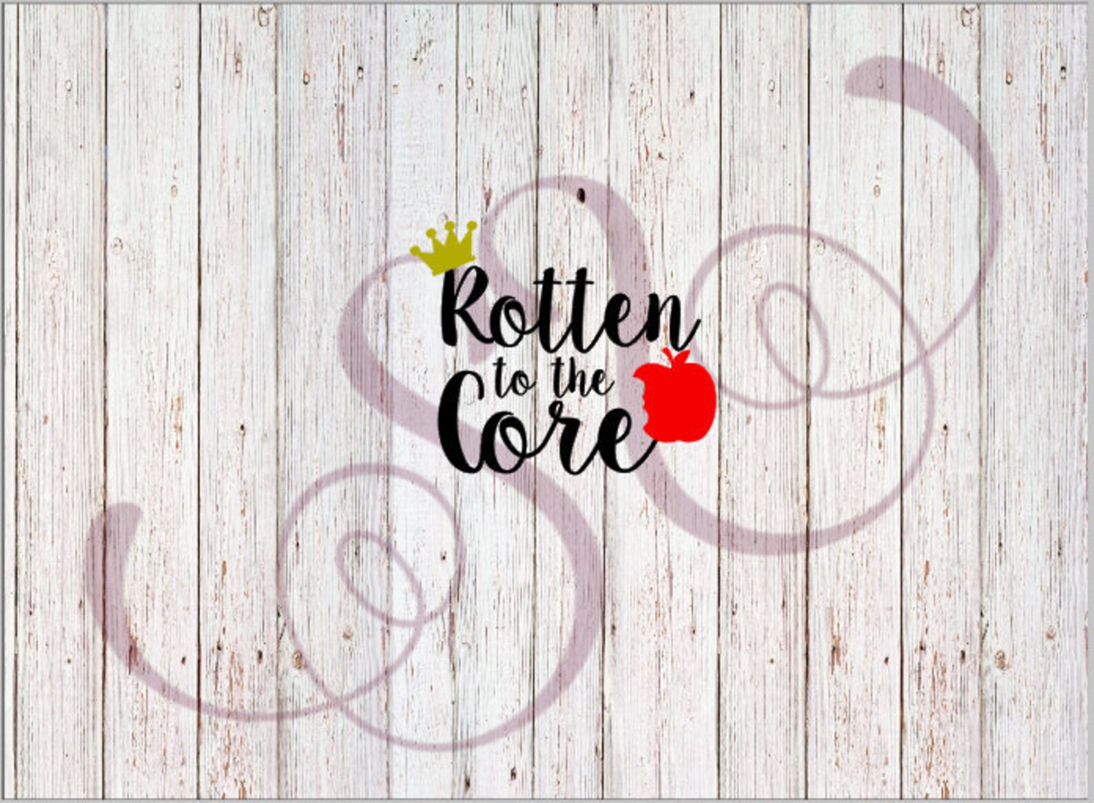 Rotten to the Core Svg Rotten to the Core Svg File Rotten to Etsy