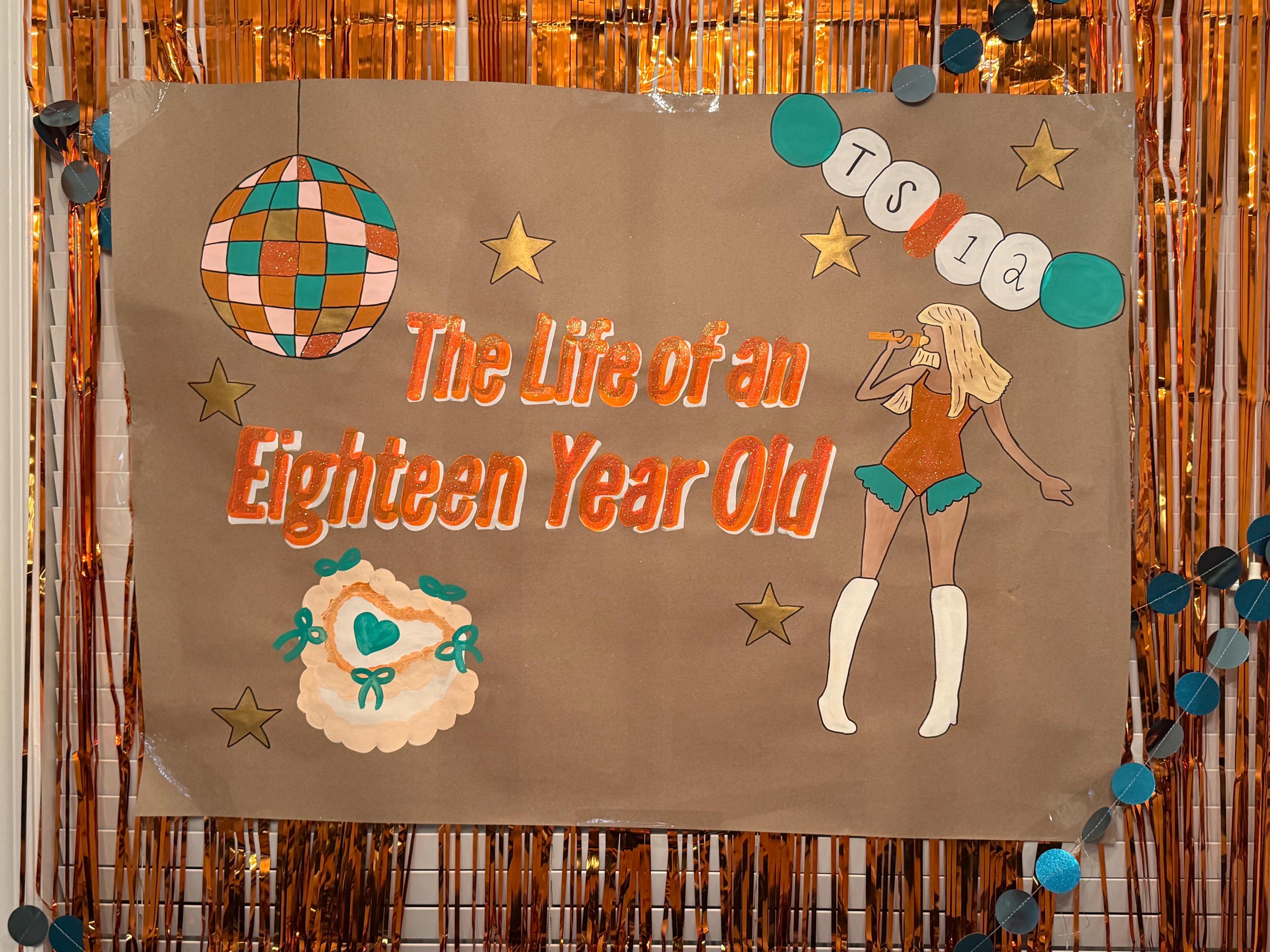 Taylor Swift- Life of a Showgirl Party Banner. - Etsy
