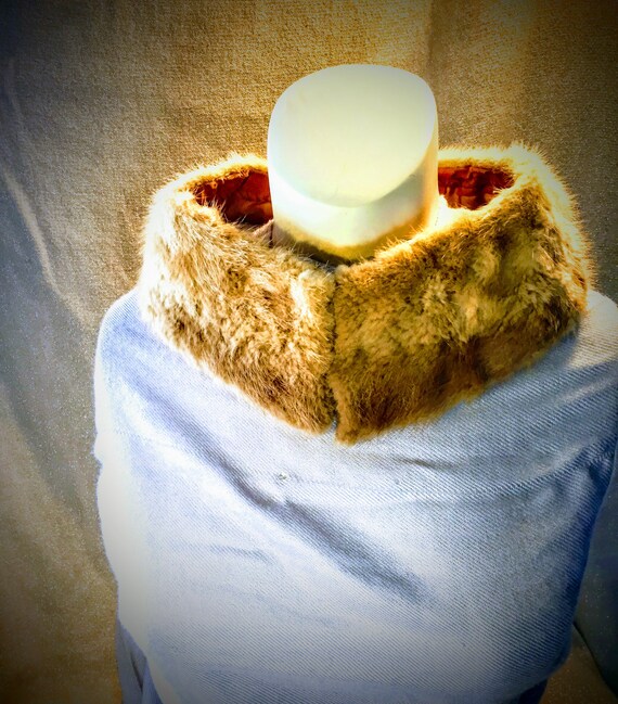 Vintage Mink  Fur Collar Stole - image 1