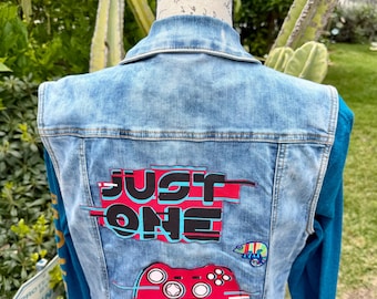 Vintage Women's "Just One More Game Vest-Large-Free Shipping-US Only