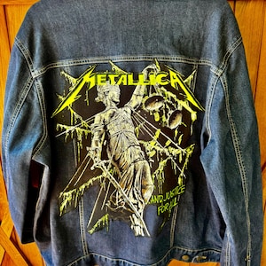 Metallica denim jacket - Etsy 日本