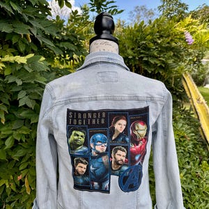Avengers Jean Jacket - Etsy