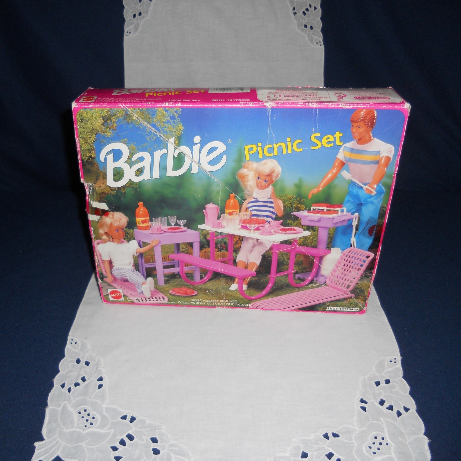 1992 Barbie Picnic Set With Box by Mattel Etsy