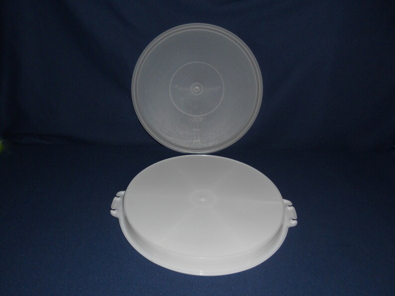 Large Tupperware 7 Compartment Tray With Lid Year 1970s Etsy