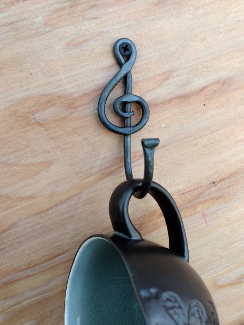 Treble Clef Wall Hook Music Hook Coat Hooks Robe Hangers Etsy