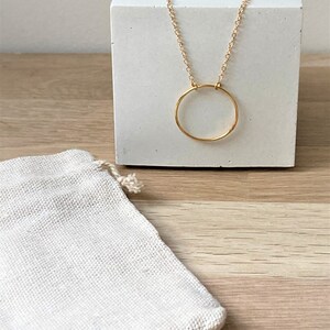 Chain necklace and gold plated ring image 2