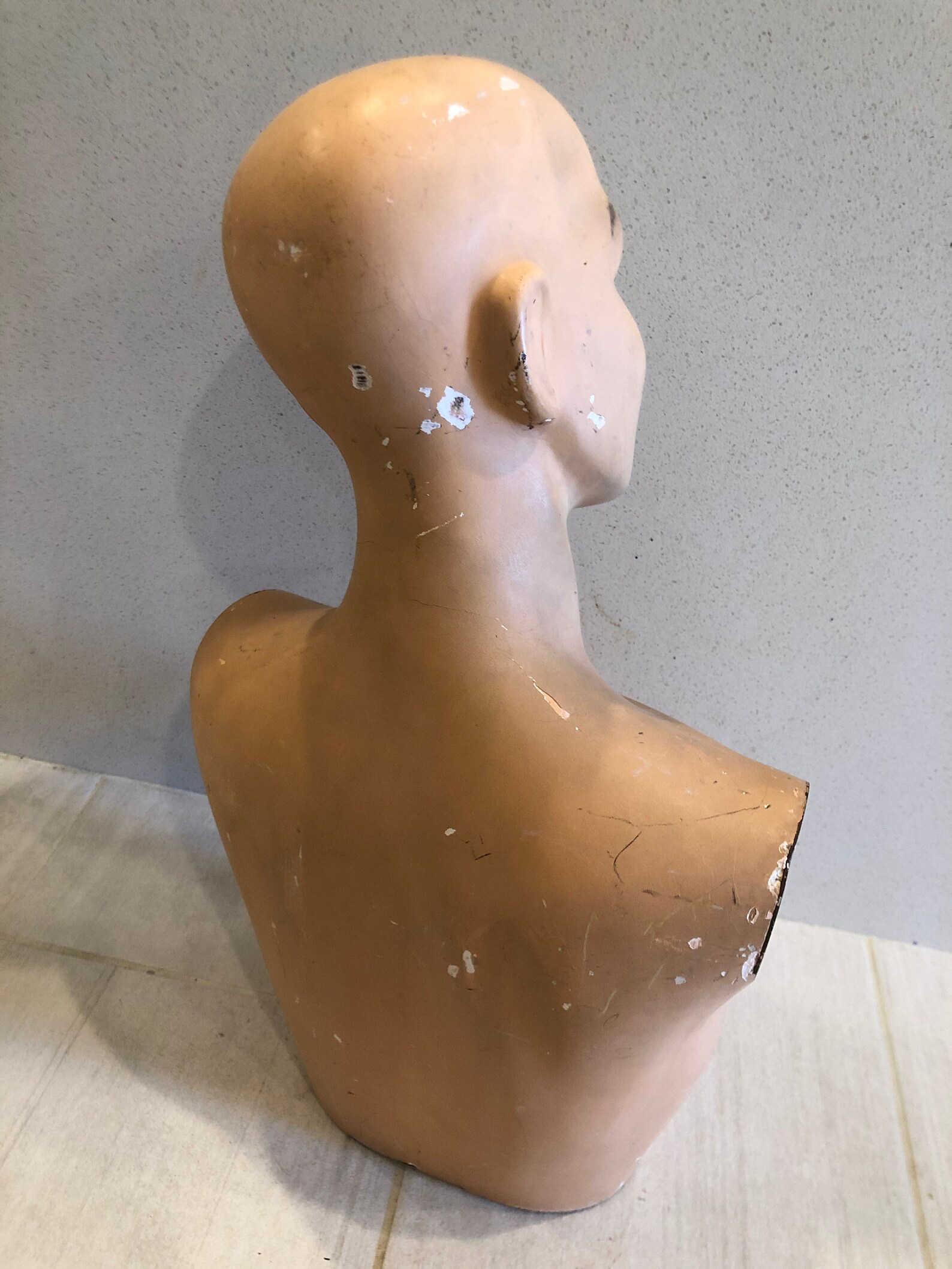 Vintage Womans Mannequin Bust Display Etsy