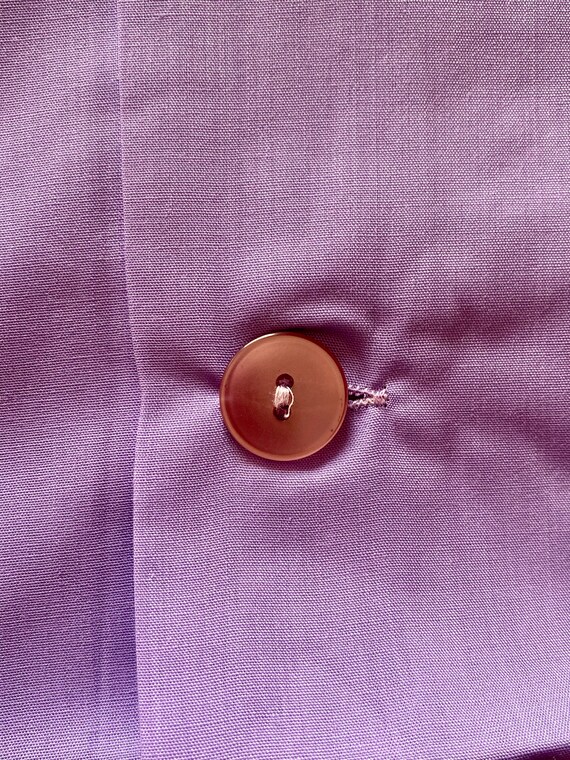 Vintage 1970s, 1980s Men’s Pale Purple Keynote Py… - image 6