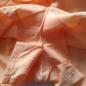 Vintage 1950s, 1960s Peach Knickers, Tap Pants, Panties. Lingerie, Underwear, Nylon. image 3