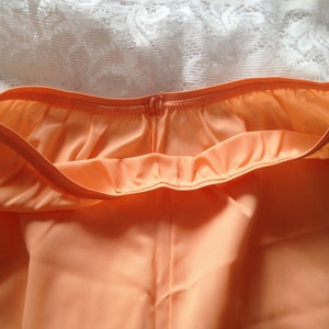 Vintage 1950s, 1960s Peach Knickers, Tap Pants, Panties. Lingerie, Underwear, Nylon. image 8
