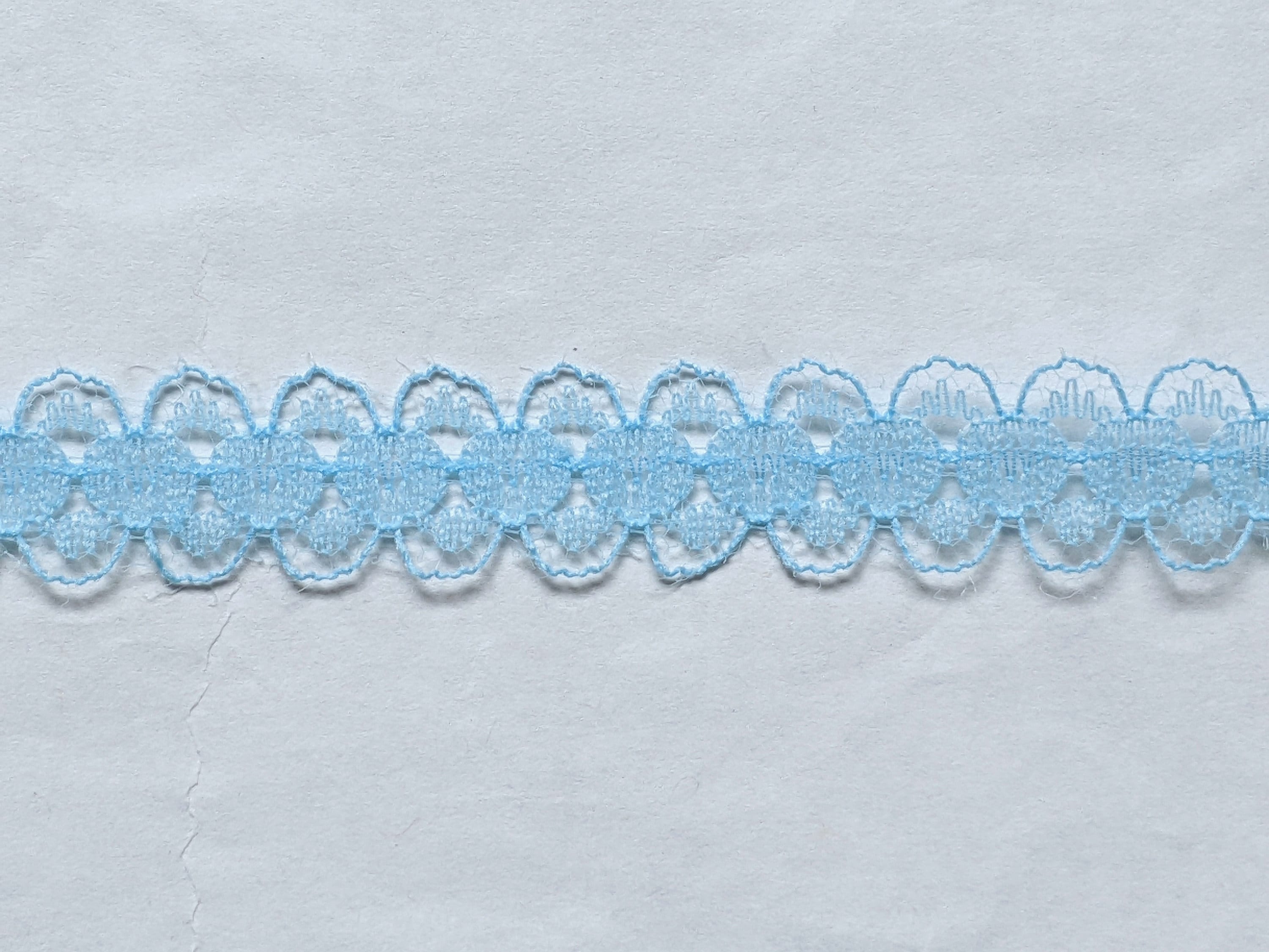 10 Yards of Light Blue Lace Trim 10 Yards of Baby Blue Lace
