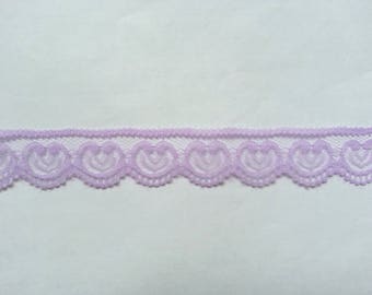 10 Yards of Purple Lace Trim/ 10 Yards of Lavender Lace Ribbon (Approx. 2.2 cm/ 0.9")