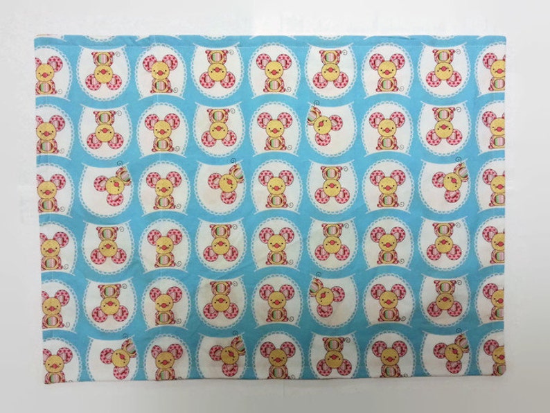 Colorful Patterned Mouse Lightweight Cotton Toddler Pillowcase/ Kid Pillowcase/Child Pillowcase/ Travel Pillowcase 13X 19 and 14X 20 image 4