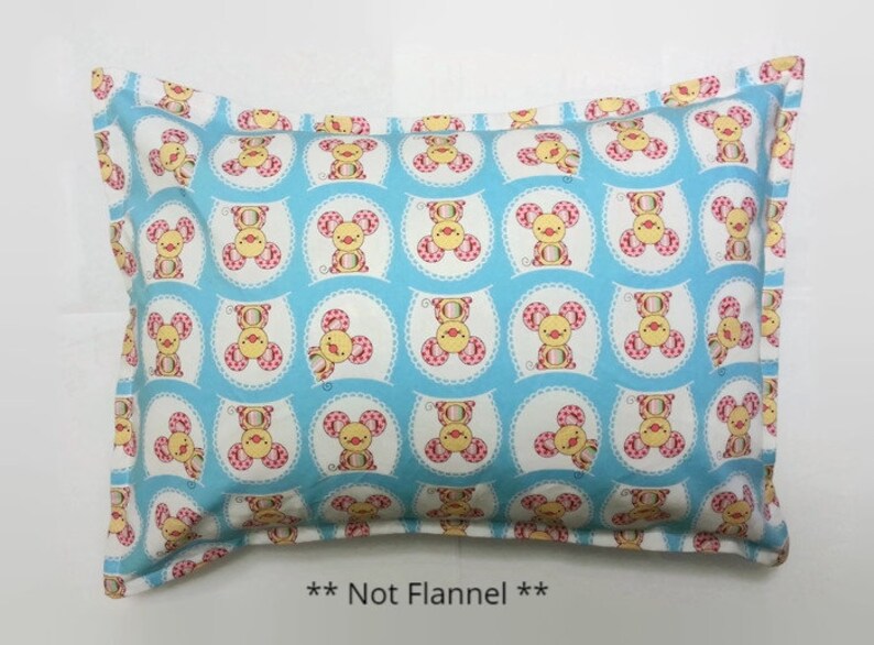 Colorful Patterned Mouse Lightweight Cotton Toddler Pillowcase/ Kid Pillowcase/Child Pillowcase/ Travel Pillowcase 13X 19 and 14X 20 image 1