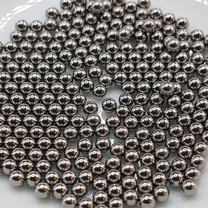 3mm 304 Stainless Steel Balls, 50pcs. Crafting, weighting products, maze crafts.