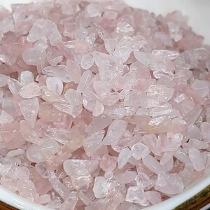 Natural Rose Quartz chips, 30g  NO HOLE, Jewelry Making, Resin, Decoration
