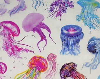 Jelly Fish -Decoration Sheet for Resin. No Adhesive Jewelry, UV Resin, Epoxy Resin (7)