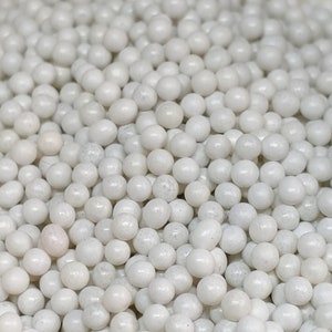 White Imitation Pearls 40g 2-2.5mm  Micro, Fairy, Caviar, Resin, Jewelry Making, Shaker Charms