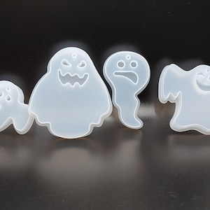 Halloween Ghost Mold Set, 4 Molds plus Inclusions, Resin, Decorations,