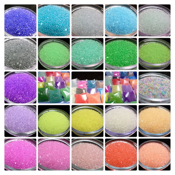 Fairy Bead Pink 13g 2-3mm No Hole Transparent Micro