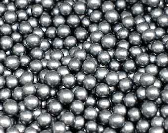 Slate Grey Imitation Pearls2-2.5mm 13g Micro, Fairy, Caviar, Resin, Jewelry Making, Shaker Fill