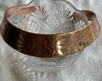 Solid copper choker #216 - 1 1/8 inches wide.