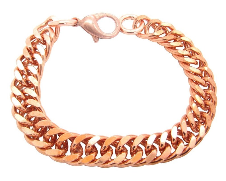 Men's Thick and Durable Solid Copper Bracelet 7/16 of an Etsy