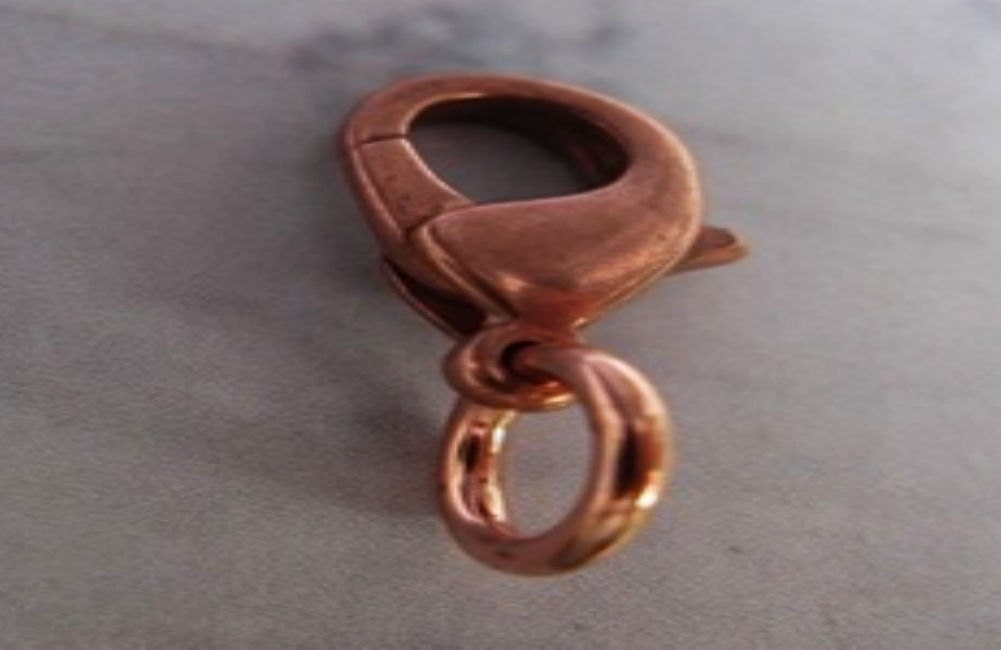 thumbnail image 2 of Solid Copper Anklet CA633G – 1/4 Inch Wide, 8 To 12 Inch Length, Handmade 2 of 4