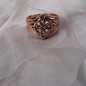 Solid copper ring #CTR3792 - 9/16 of an inch wide - Available in sizes 6 thru 9.